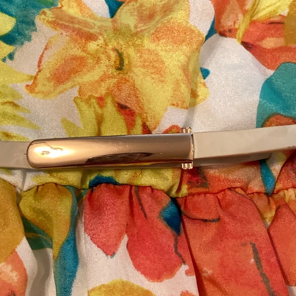 J.Taylor sz 10 Sunflower Multi Floral Print Sleeveless Dress NWT - Picture 2 of 14